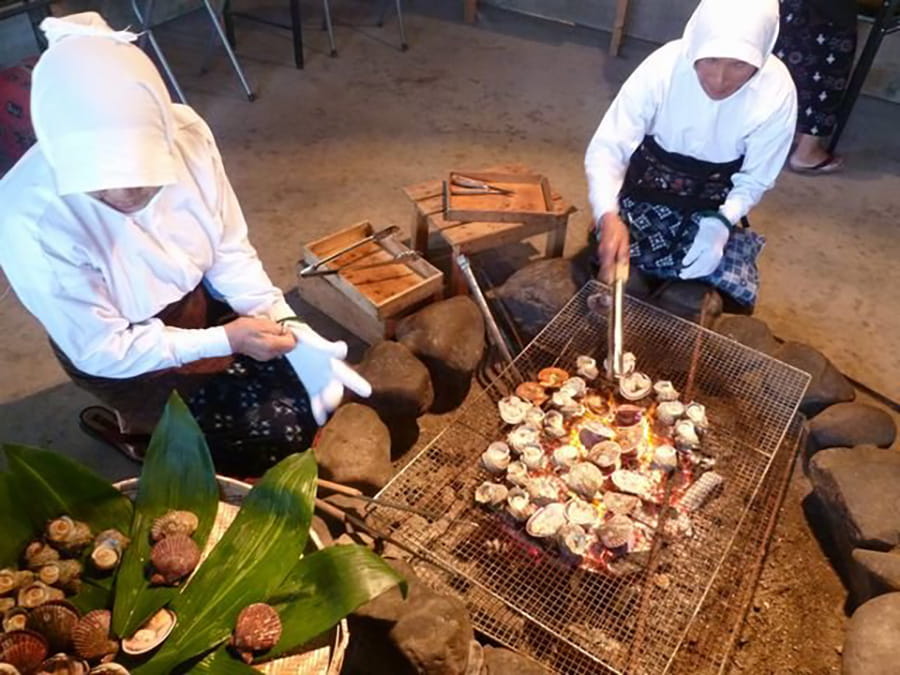 Unique to the Ise Shima area: The Diving Lady Restaurant Experience!