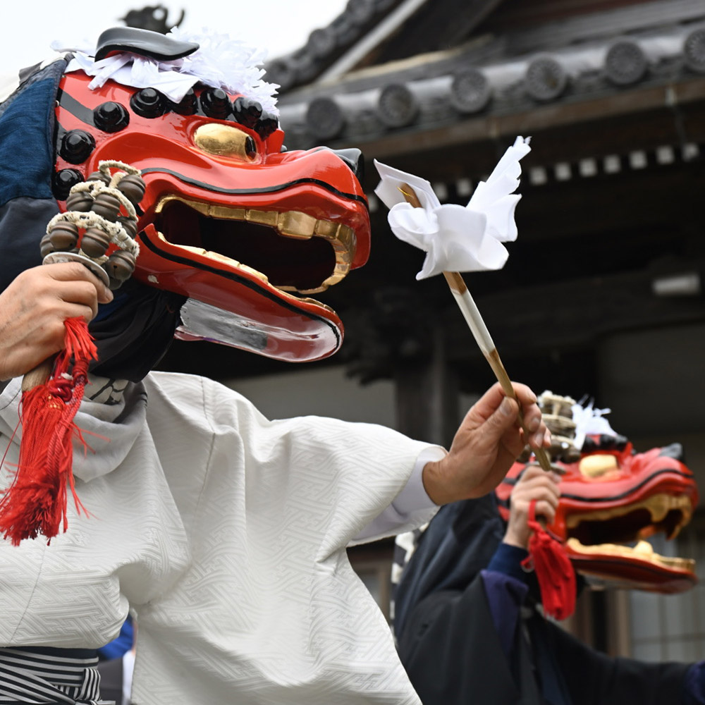 Shishimai in Yamazoe-cho, Matsusaka City